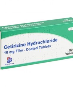 Cetirizine Hayfever & Allergy Tablets 30 Tablets