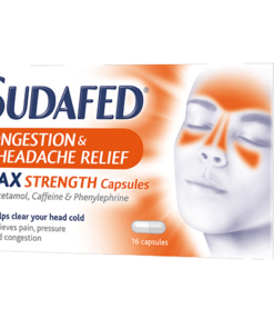 Sudafed Congestion & Headache - 16 Capsules