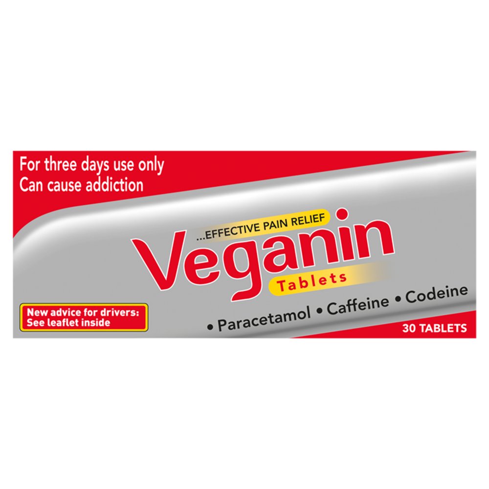Veganin Pain Relief Tablets - 30 tablets