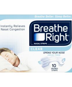 Breathe Right Nasal Strip Clear Sm/Med- 10 strips