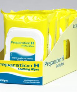 Preparation H Wipes - 30 wipes x 6 packs