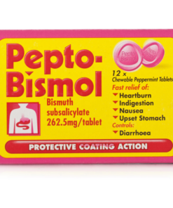 Pepto Bismol Chewable - 12 tablets