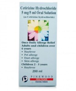 Hayfever & Allergy Relief Cetirizine Oral Solution 200ml