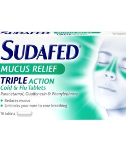 Sudafed Mucus Relief Tablets - 16 tablets