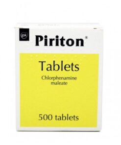 Piriton (Chlorphenamine) Antihistamine Tablets - 500 tablets
