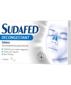 Sudafed Decongestion Tablets - 12 tablets