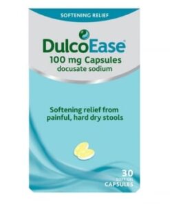 DulcoEase 100mg Softener - 30 softgel capsules