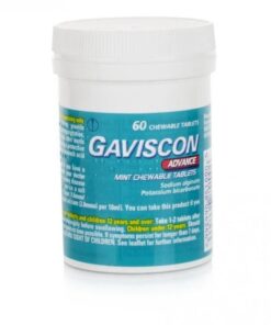 Gaviscon Advance Chewable - 60 mint tablets