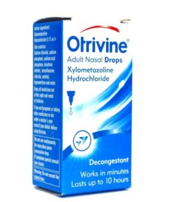 Otrivine Adult Nasal Drops 10ml