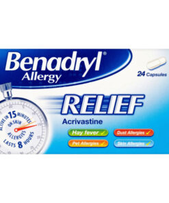 Benadryl Allergy Relief Capsules - 24