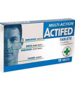 Actifed Multi Action Tablets - 12 tablets