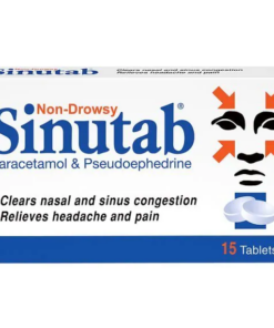 Sinutab Non Drowsy - 15 tablets