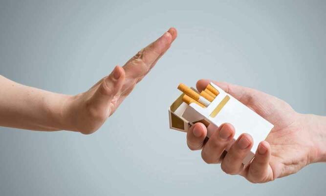 no to smoking