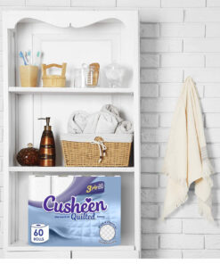 Cusheen 3 Ply Quilted Luxury Super Soft Toilet Paper x 48 Rolls - Image 7