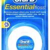 Oral B Essential  Dental Floss Waxed Mint (50MTR)