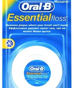 Oral B Essential  Dental Floss Waxed Mint (50MTR)