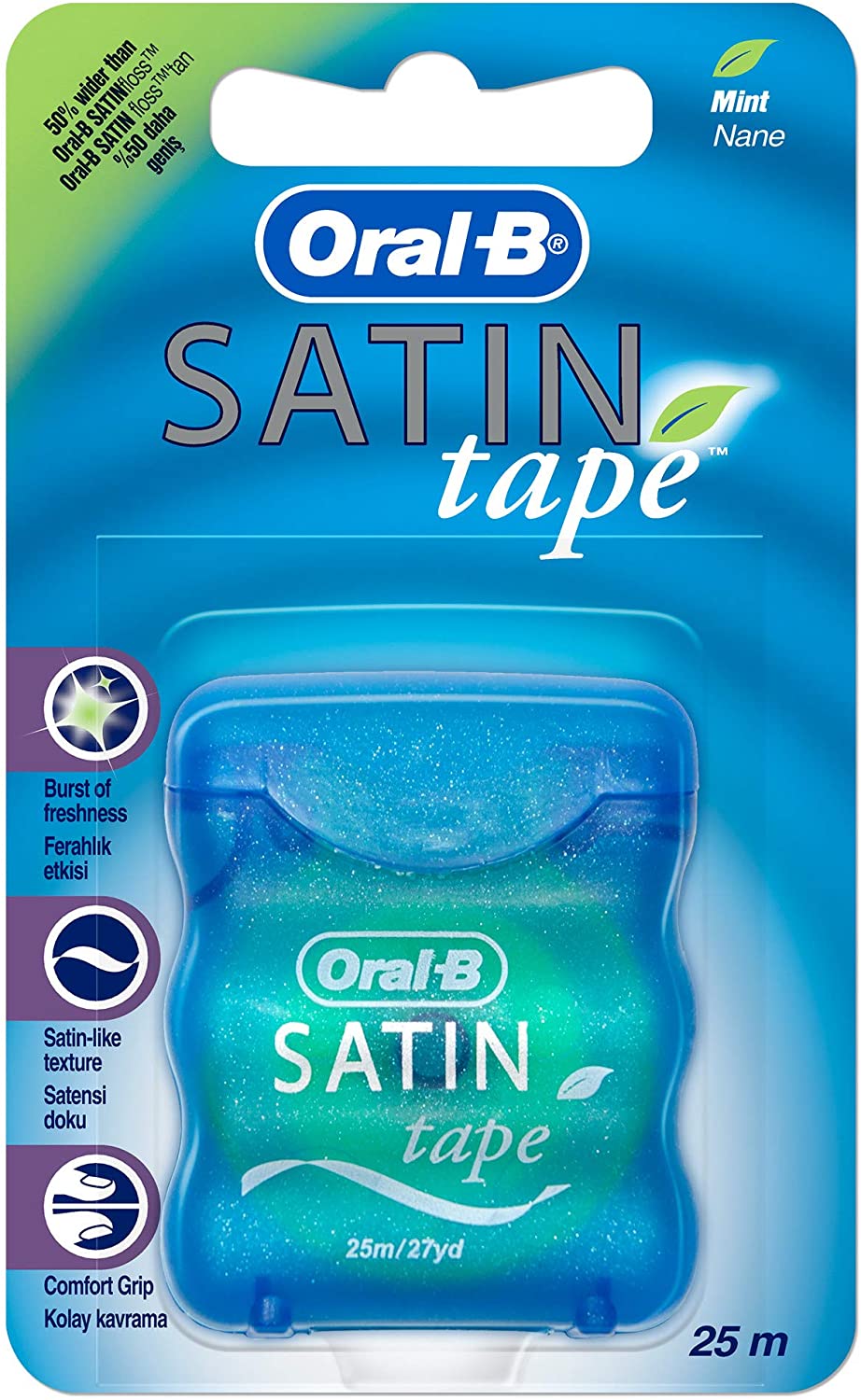 Oral B Satin Tape Floss Mint(25M)