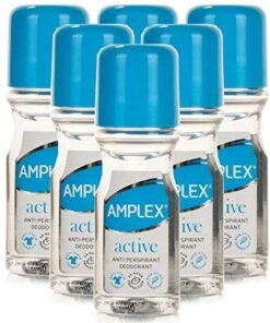 Amplex Antiperspirant Roll On Active  50mlx6 Pc Pack