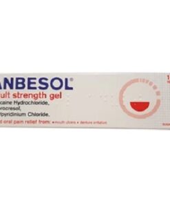 Anbesol Adult Strength Oral Pain Relief Gel 10g Pack