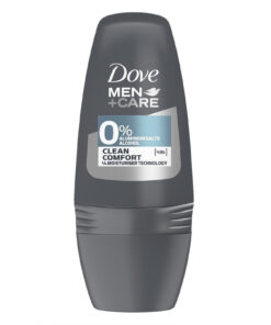 Dove For Men Antiperspirant Roll On Clean Comfort Aluminum Free 50ml Pack