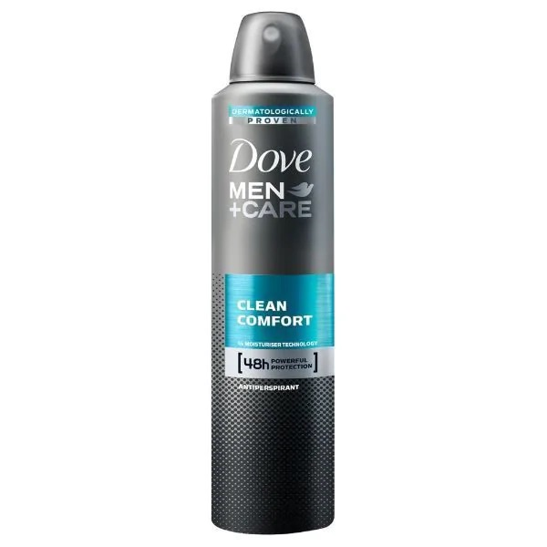 Dove Men+ Care Antiperspirant Clean Comfort 250ml Pack