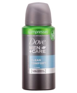 Dove Men+ Care Compressed Clean Comfort 48 Hour Protection Deodorant 75ml Pack