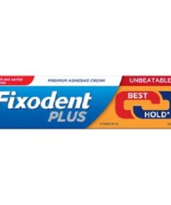 Fixodent Plus Denture Adhesive Cream 40g Pack