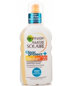Garnier Ambre Solaire Clear Protect Sun Spray SPF20 200ml Pack