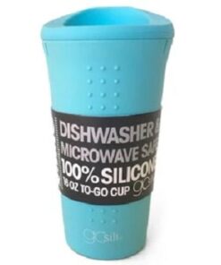 GoSili Silicone 16oz To-Go Coffee/Tea Cup Sea Blue