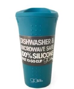 GoSili Silicone 16oz To-Go Coffee/Tea Cup Teal