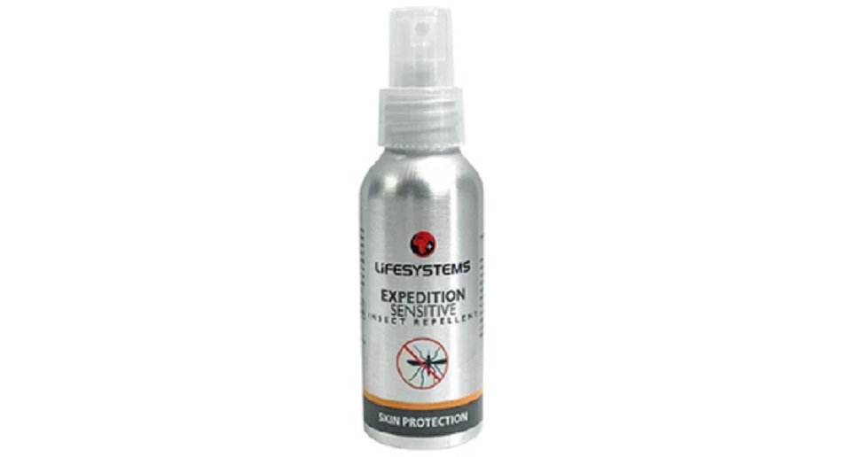 Lifesystems Expedition Sensitive DEET Free Insect Repellent 100ml Pack