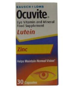 Ocuvite Eye Vitamin & Mineral Supplement Lutein Capsules Pack of 30 Pc