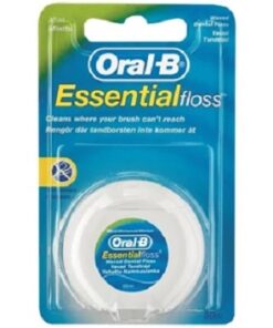 Oral B Essential Waxed Mint Flavoured Dental Floss