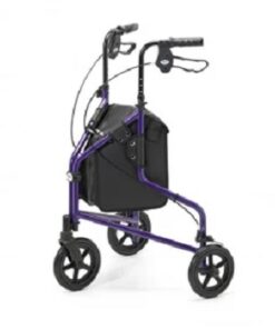 Patterson Tri Wheel Walker Lightweight Aluminium Purple