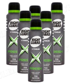 Right Guard Xtreme Fresh 72hr Anti-Perspirant Deodorant 150mlx6Pc Pack
