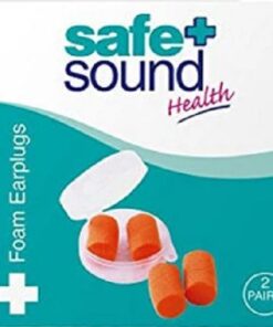 Safe & Sound Foam Earplugs 2 Pairs Pack