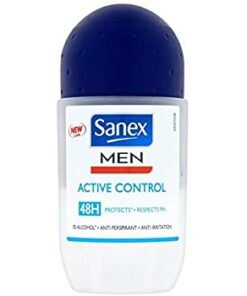 Sanex Men Active Control Anti-Perspirant Roll-On 50ml Pack