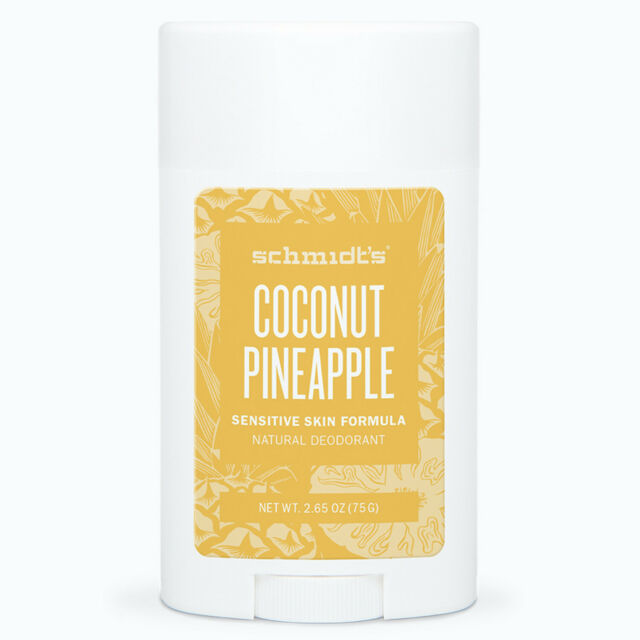 Schmidt's Natural Sensitive Deodorant Stick Coconut and Pineapple 75g Pack