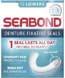 Seabond Original Lower Denture Fixatives Pack of 15