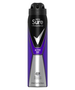Sure For Men Antiperspirant Active Dry 250ml Pack