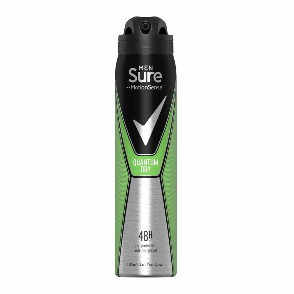 Sure For Men Antiperspirant Quantum 250ml Pack