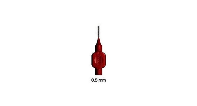 Tepe Interdental Brushes Red 0.5mm Pack of 6