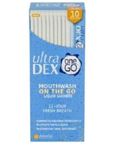 UltraDEX One Go Mouthwash On The Go Sachets Pack of 10