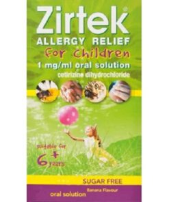 Zirtek Allergy Solution Sugar-free 200ml Pack