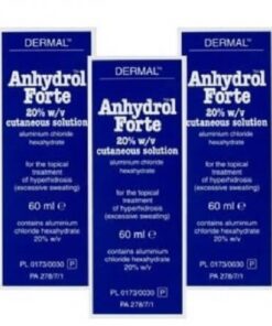 Anhydrol Forte Roll On 20% W/v Cutaneous Solution  60mlx3 Pack