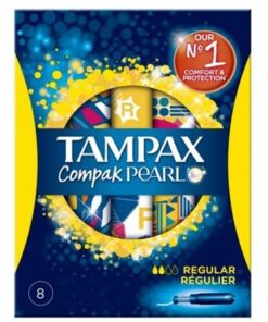 Tampax Compak Pearl Regular - (8 Pack)
