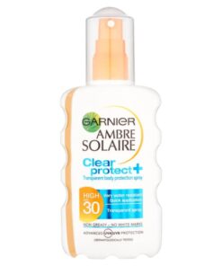 Garnier Ambre Solaire Clear Protect Sun Spray SPF30 200ml Pack