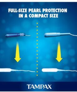 Tampax Compak Pearl Super - (18 Pack) - Image 3