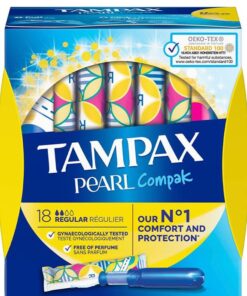 Tampax Compak Pearl Regular - (18 Pack)