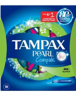 Tampax Compak Pearl Super - (18 Pack)